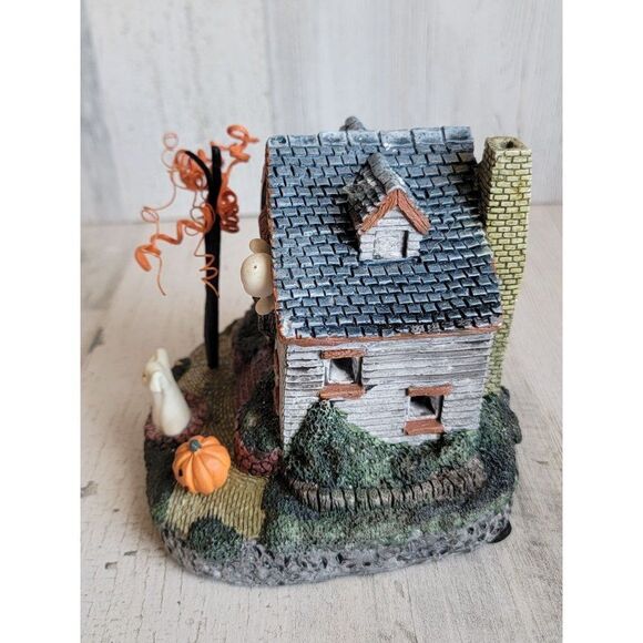 Enesco 1989 AS IS Haunted House Village accessory ghost pumpkin - Picture 4 of 11
